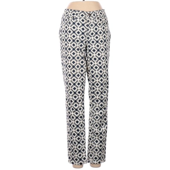 J.Crew Jeans Blue Boho Straight Leg Cut Mid Rise Waist Size 27 #175 - Picture 1 of 2